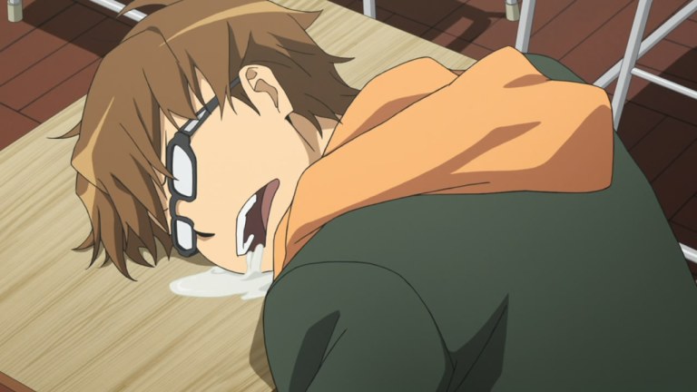 silver_spoon-02-yugo-sleeping_at_school-desk-drool-comedy